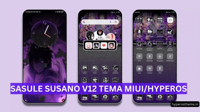 Tema Sasuke Xiaomi Terbaik Untuk MIUI HyperOS HyperOS Themes