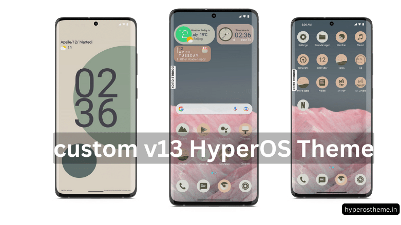 Custom v13 HyperOS Theme with Pixel Lockscreen