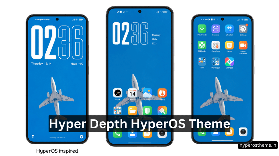 Hyper Depth HyperOS Theme for Xiaomi and Redmi Phones Hyper Depth HyperOS Theme for Xiaomi and Redmi Phones