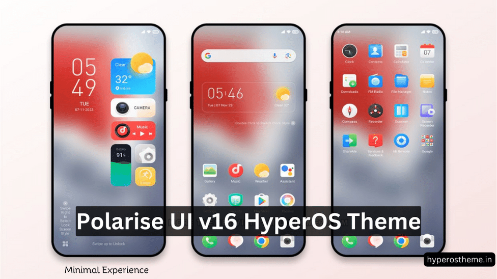 Polarise UI v16 HyperOS Theme with Dynamic App Icons for Xiaomi Phones