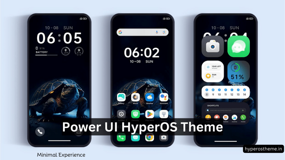 Power UI HyperOS Theme for Xiaomi and Redmi Phones