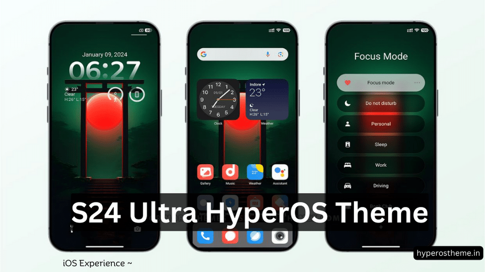 S24 Ultra iOS Theme for HyperOS for Xiaomi and Redmi Phones S24 Ultra iOS Theme for HyperOS for Xiaomi and Redmi Phones