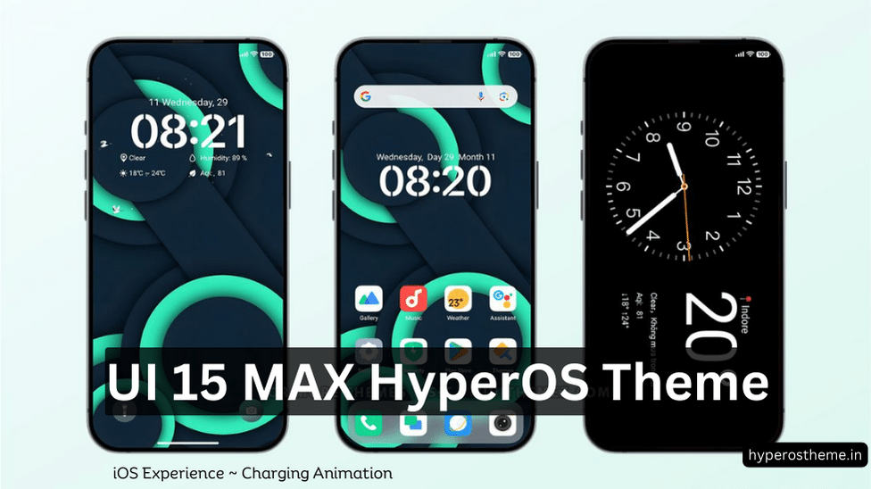 Ui 15 Max iOS Theme for HyperOS for Xiaomi and Redmi Phones Ui 15 Max iOS Theme for HyperOS for Xiaomi and Redmi Phones