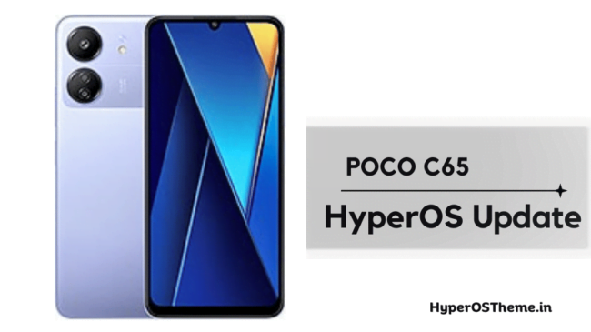 Xiaomi POCO C65 HyperOS Update Download with Codename ‘gale’ ROMs ...