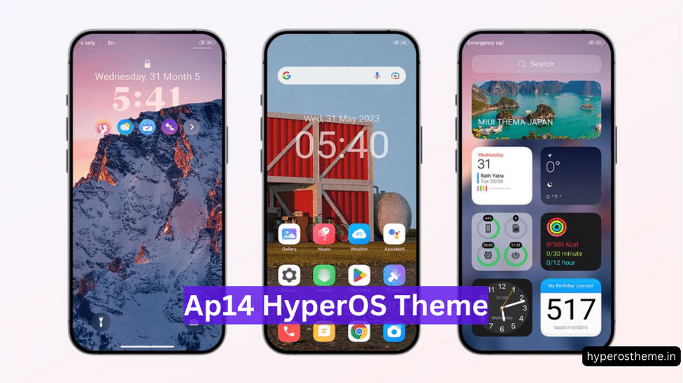 Ap14 HyperOS Theme for Xiaomi with iOS Experience Style