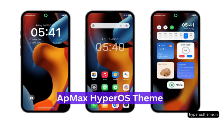 ApMax HyperOS Theme for Xiaomi with iPhone Dynamic Island - HyperOS Themes