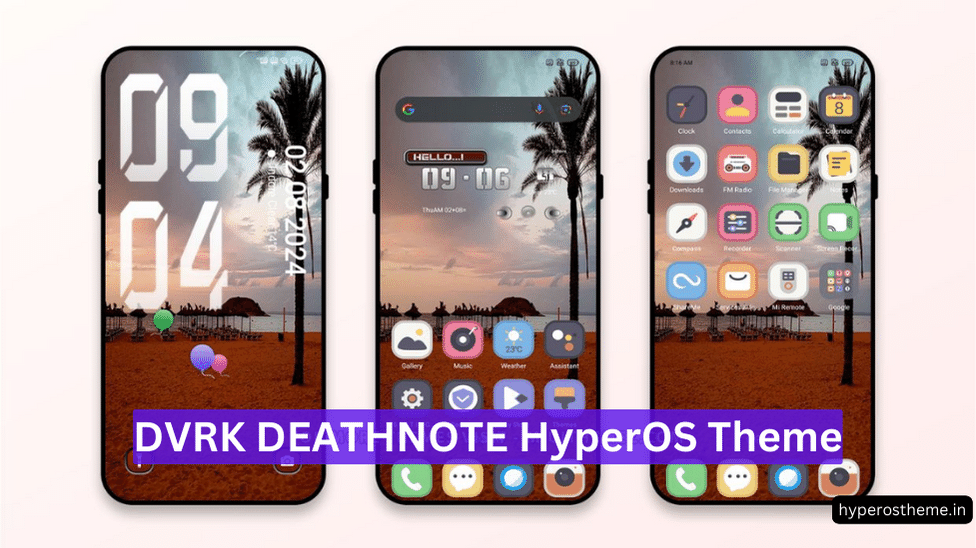 DVRK DEATHNOTE HyperOS Theme for Xiaomi with Anime Experience DVRK DEATHNOTE HyperOS Theme for Xiaomi with Anime Experience