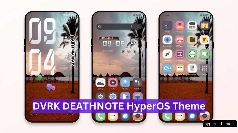 DVRK DEATHNOTE HyperOS Theme for Xiaomi with Anime Experience DVRK DEATHNOTE HyperOS Theme for Xiaomi with Anime Experience