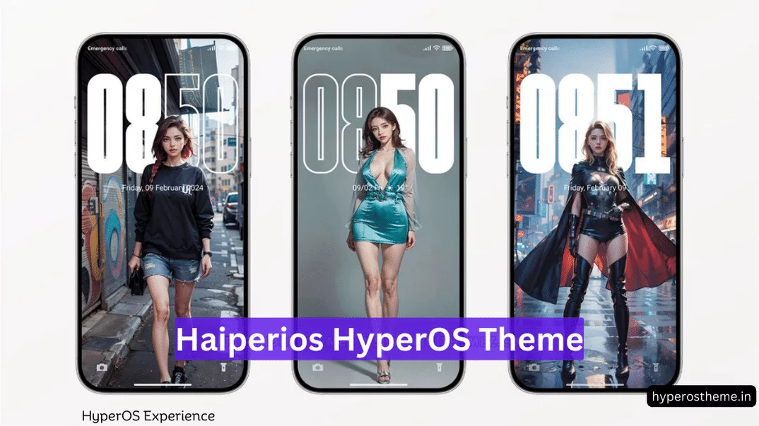 Haiperios HyperOS Theme for Xiaomi with HyperOS Lockscreen