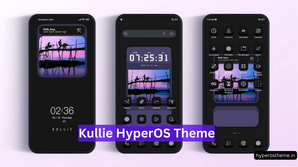 Kullie HyperOS Theme for Xiaomi with Dark Anime Experience