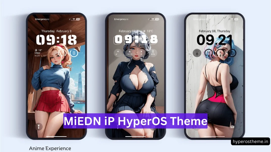 MiEDN iP HyperOS Theme for Xiaomi with Minimal iOS Experience