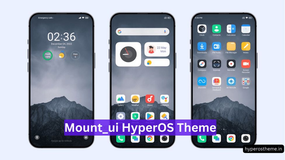 Mount_ui HyperOS Theme for Xiaomi with Minimal Experience Mount_ui HyperOS Theme for Xiaomi with Minimal Experience