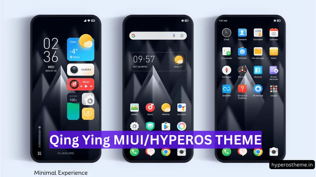 Qing Ying HyperOS Theme for Xiaomi Phones with Beautiful Lockscreen Qing Ying HyperOS Theme for Xiaomi Phones with Beautiful Lockscreen
