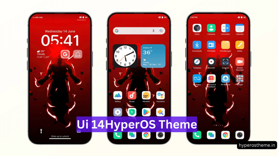 Ui 14 HyperOS Theme for Xiaomi with IOS 14 Style