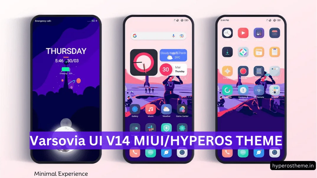 Varsovia UI V14 HyperOS Theme for Xiaomi Phones with Beautiful Lockscreen