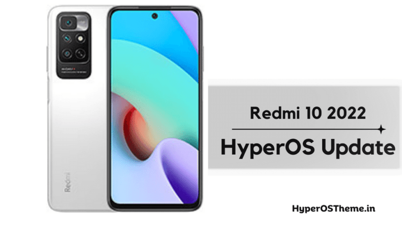 cara update hyperos redmi 10 2022