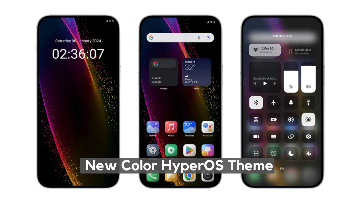 New Color HyperOS Theme for Xiaomi with Dynamic iOS
