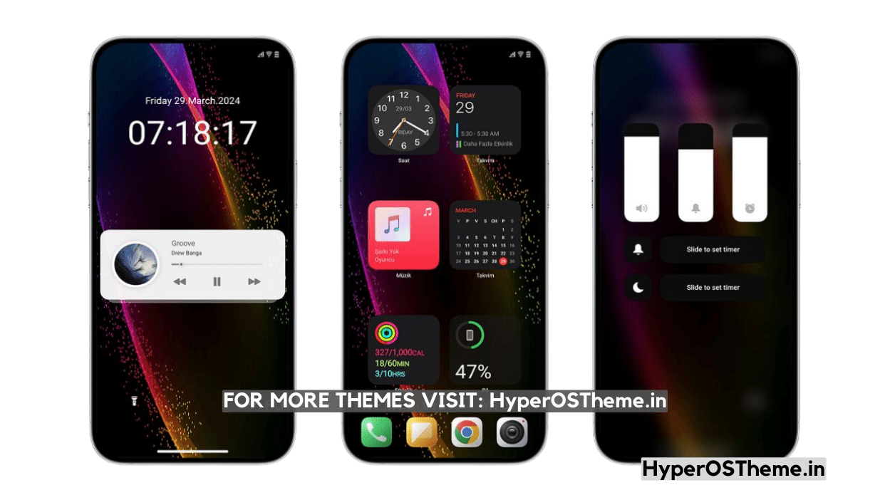 New Color Hyperos Theme For Xiaomi With Dynamic Ios Hyperos Themes