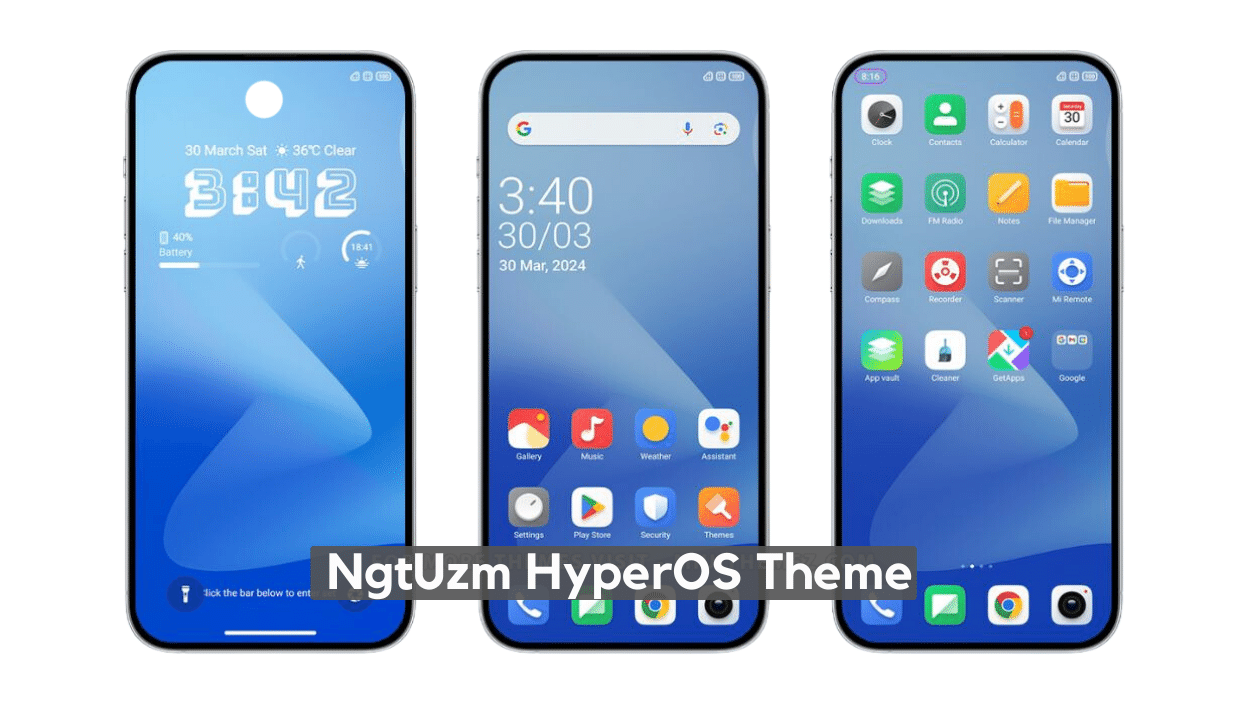 NgtUzm HyperOS Theme for Xiaomi with Dynamic Experience