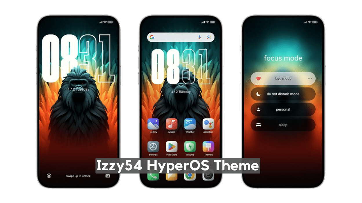 Izzy54 HyperOS Theme for Xiaomi with Depth Effect Izzy54 HyperOS Theme for Xiaomi with Depth Effect