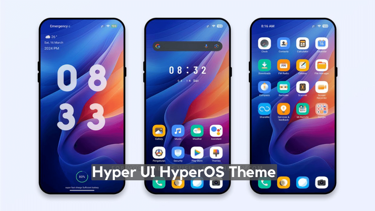 Hypr UI HyperOS Theme for Xiaomi with Animated Icons