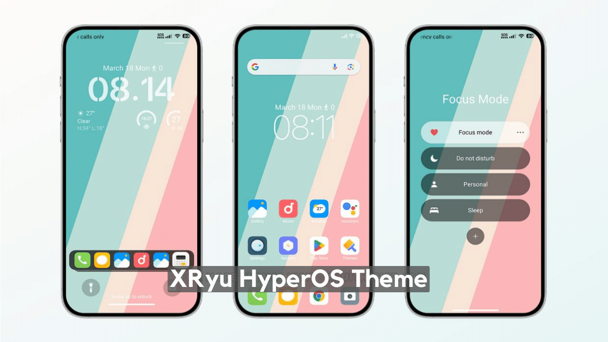 XRyu HyperOS Theme for Xiaomi with Dark Mode