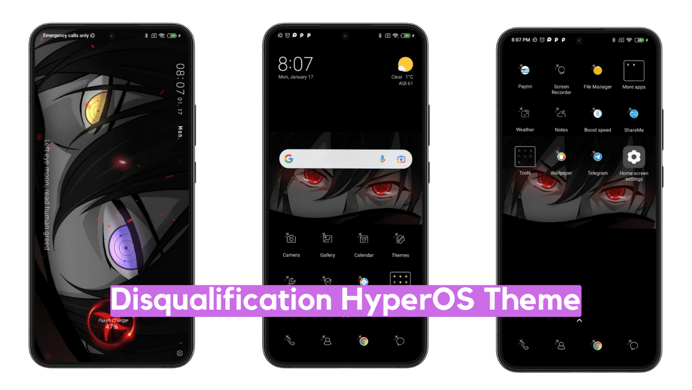 Disqualification HyperOS Theme for Xiaomi with Dark Anime Experience Disqualification HyperOS Theme for Xiaomi with Dark Anime Experience
