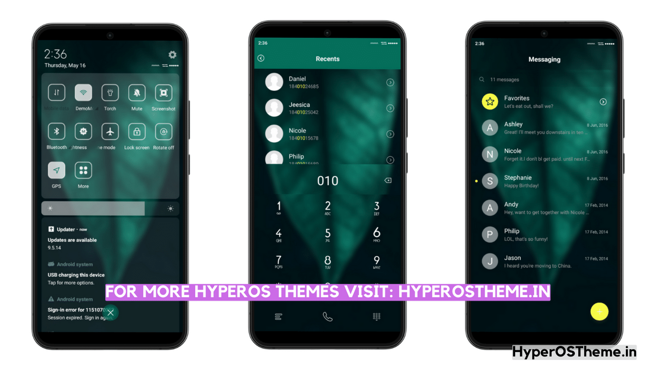 GreenestV10 HyperOS Theme