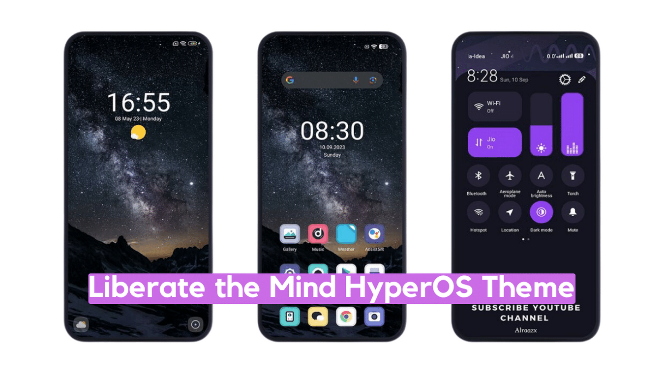 Liberate the Mind HyperOS Theme for Xiaomi with Cool Dynamic Experience