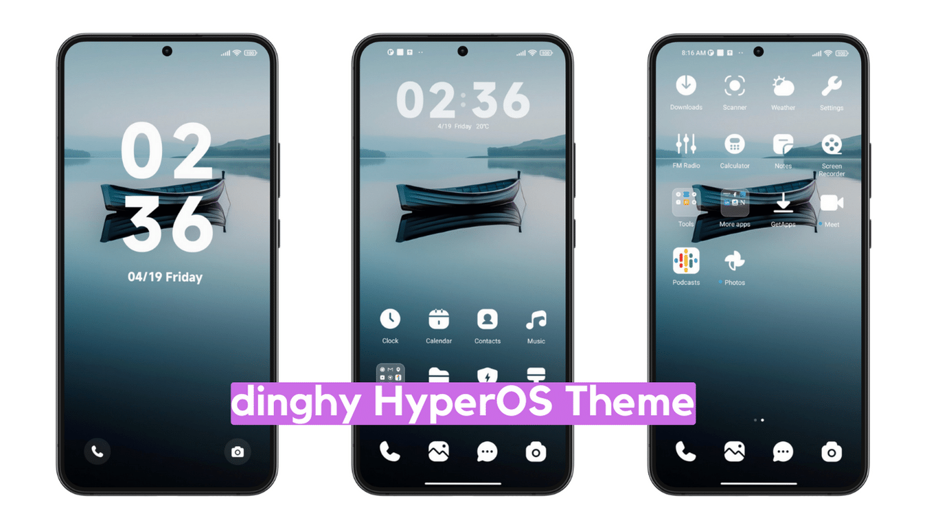 dinghy HyperOS Theme for Xiaomi with Dynamic Lockscreen dinghy HyperOS Theme for Xiaomi with Dynamic Lockscreen