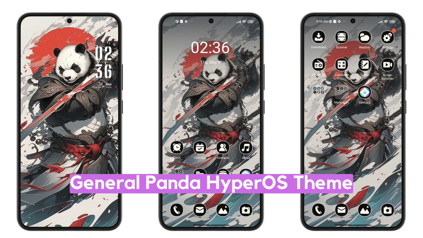 General Panda HyperOS Theme for Xiaomi with Dynamic Anime UI General Panda HyperOS Theme for Xiaomi with Dynamic Anime UI