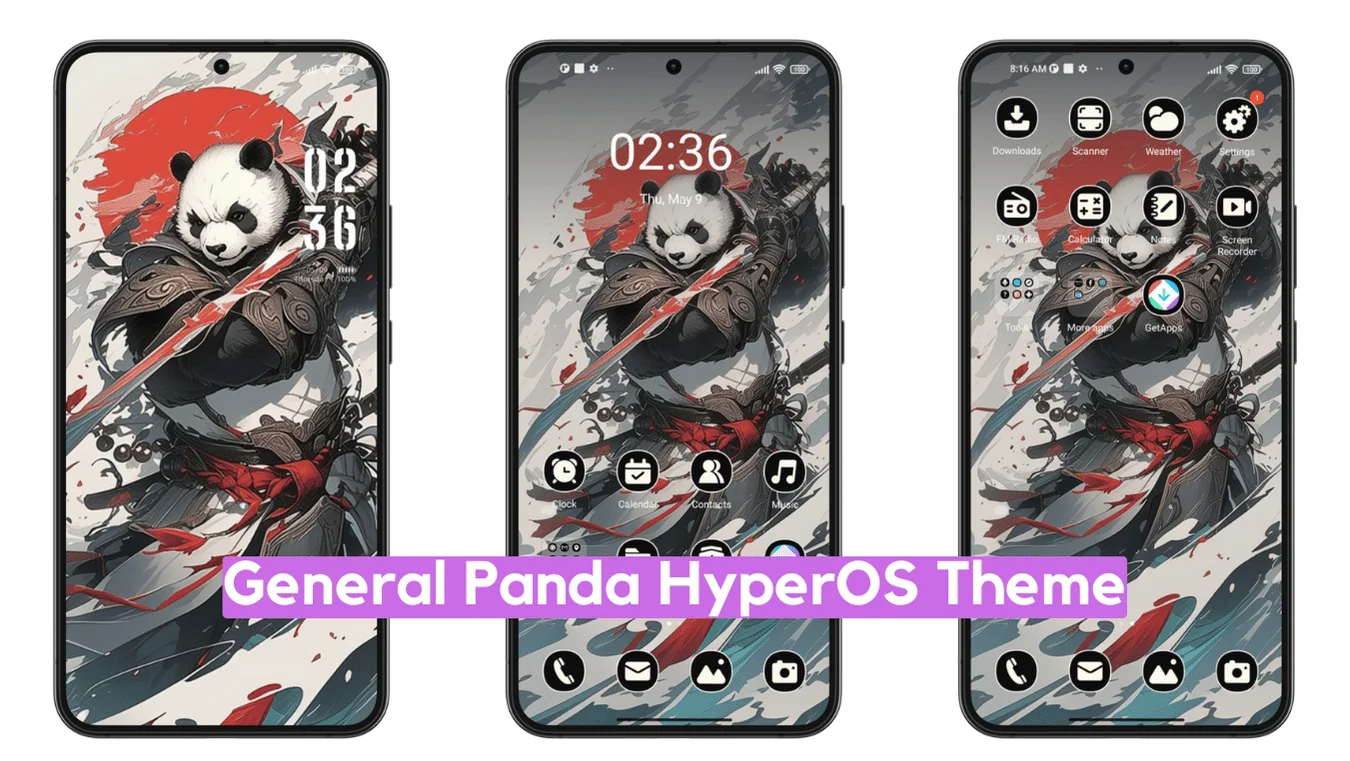 General Panda HyperOS Theme for Xiaomi with Dynamic Anime UI General Panda HyperOS Theme for Xiaomi with Dynamic Anime UI