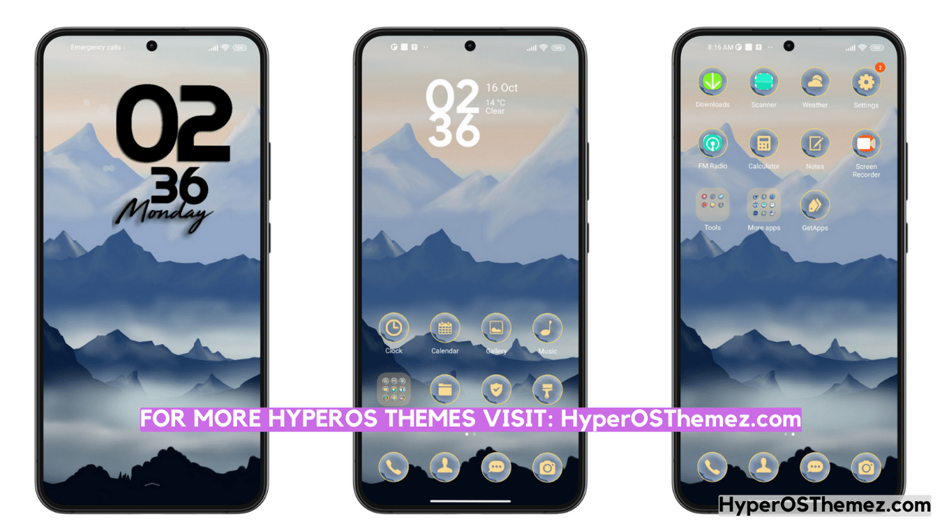 Pastel Hills HyperOS Theme