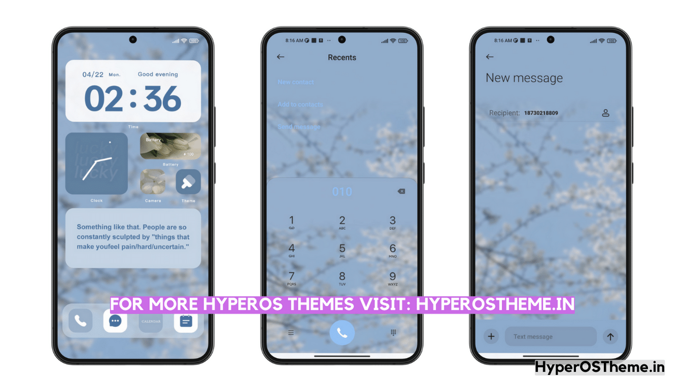 Spring Flowers HyperOS Theme