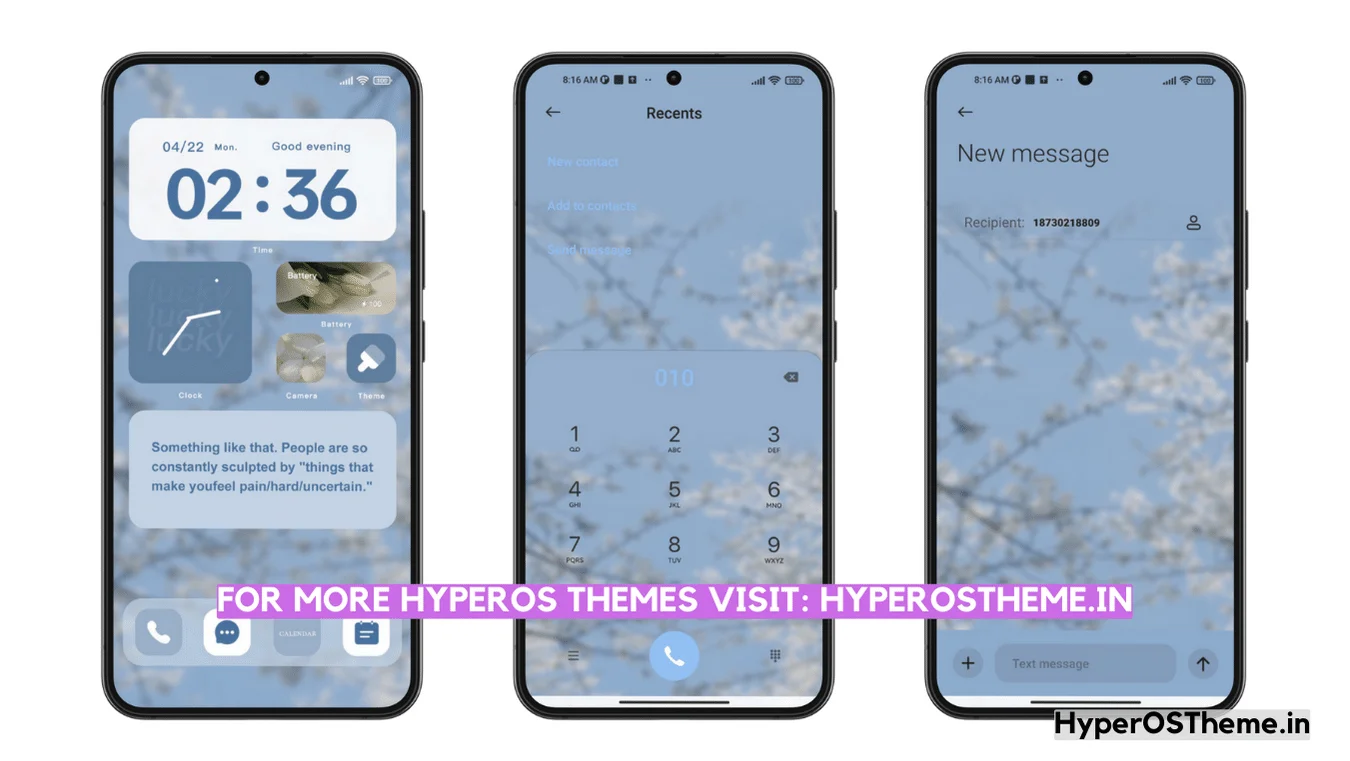 Spring Flowers HyperOS Theme