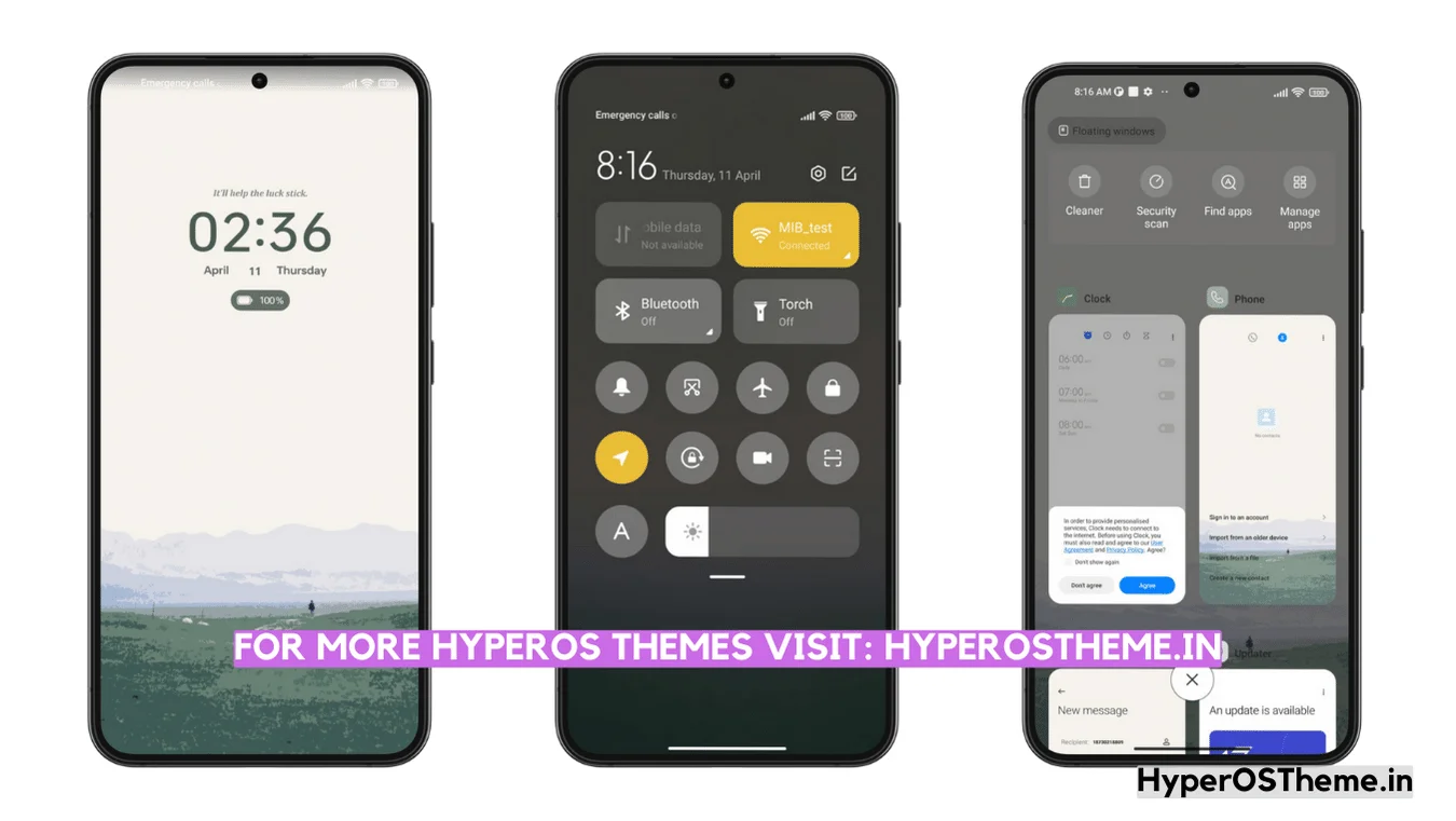 your mountain HyperOS Theme
