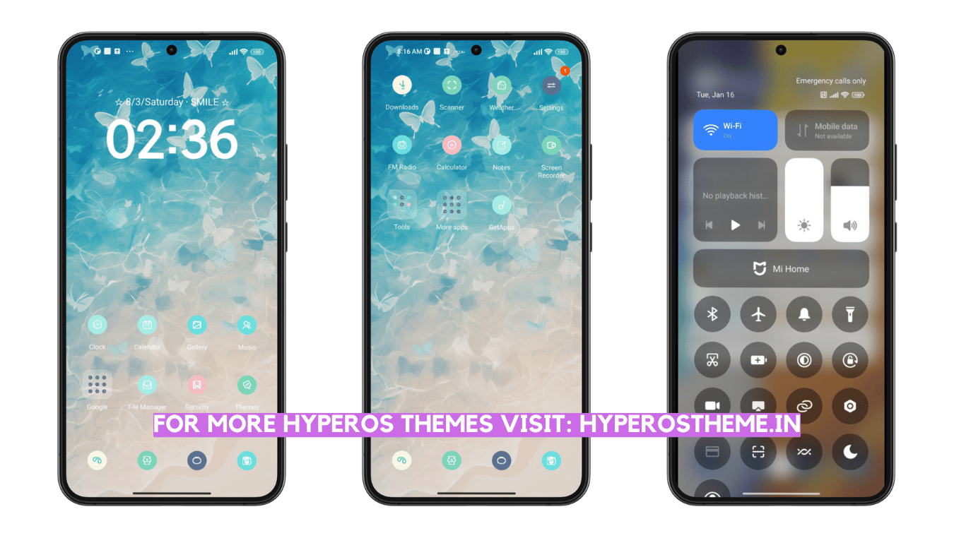 cool sea HyperOS Theme