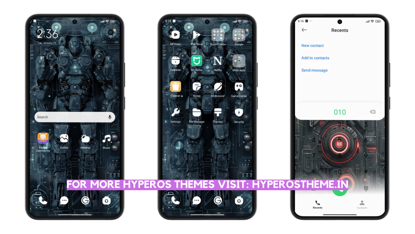 Iron Giant HyperOS Theme