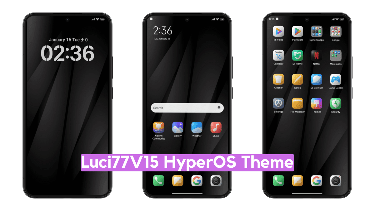 Luci77v15 HyperOS Theme for Xiaomi with Minimal Experience Luci77v15 HyperOS Theme for Xiaomi with Minimal Experience