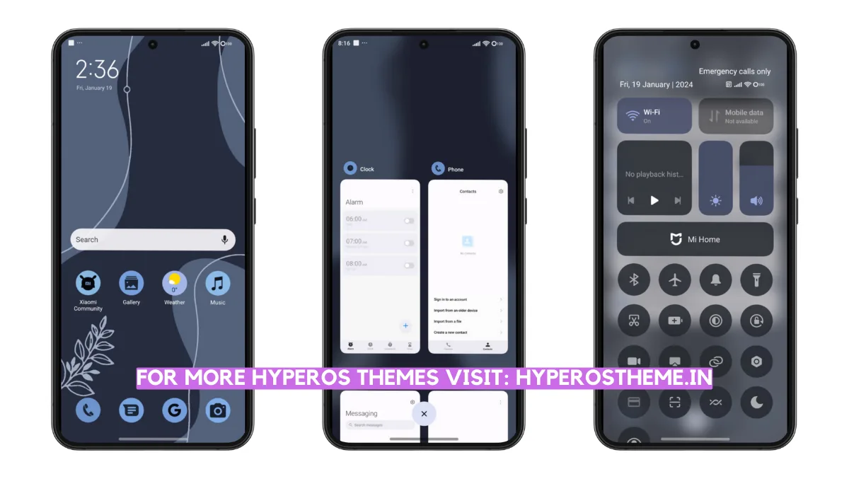 Pix Blue HyperOS Theme