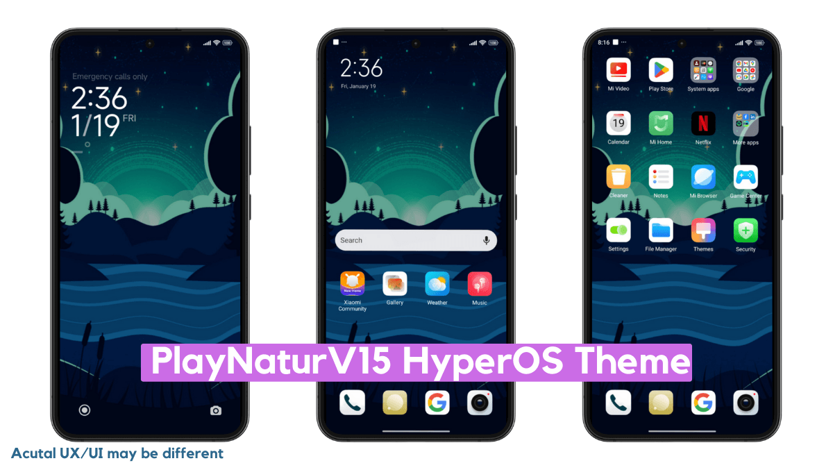 PlayNaturv15 HyperOS Theme for Xiaomi with Dynamic Icons PlayNaturv15 HyperOS Theme for Xiaomi with Dynamic Icons